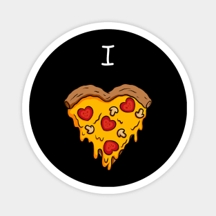 I Heart Pizza / I Love Pizza Magnet